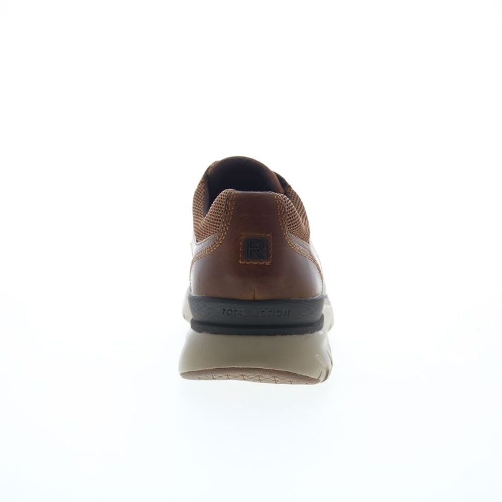 Rockport Mens Total Motion Sport Plain Toe Oxford Brown Shoes (NWT) - Picture 4 of 4